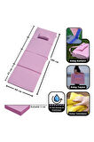 XPERMATE Katlanır Şezlong Minderi - Taşınabilir Kamp Yatağı Su Itici Kumaş 180x60x2 Pembe