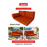 Özel Ölçü Palet Minderi Bahçe İç Ve Dış Mekan Minder Koltuk Minder 40x150 45x155 50x160
