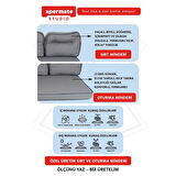 Özel Ölçü Palet Minderi Bahçe İç Ve Dış Mekan Minder Koltuk Minder 40x150 45x155 50x160