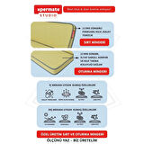 Özel Ölçü Palet Minderi Bahçe İç Ve Dış Mekan Minder Koltuk Minder 40x150 45x155 50x160