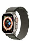 Apple Watch 42mm Renkli ​​​​KRD-74 Hasır Tokalı Kordon