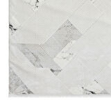 Seyran Mısra Koleksiyonu Modern Desenli Halı 5002 Gri
