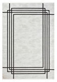 Seyran Mısra Koleksiyonu Modern Desenli Halı 5003 Kahve
