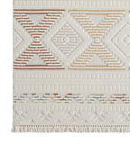 Seyran Rubby Koleksiyonu Sisal Dekoratif Halı 1551 Multi Beyaz