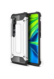 Xiaomi Mi Note 10 Lite Kılıf Armor Hybrid Zırh Silikon