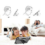 Galaxy Tab A 8.0 (2019) T290 Kılıf Defens Standlı Ultra Koruma Armor Zırh Silikon