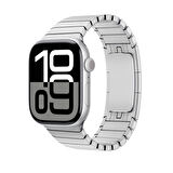 Watch 10 46mm KRD-35 Parçalı Çizgi Tasarım Metal Kordon