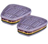 3M 6059 Abek1 Asit,Amonyak Gazı Ve Buhar Filtre 5 Çift
