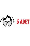 Çok Amaçlı Koruyucu GözlüK G-037A-C Serisi Starline X 5 Adet