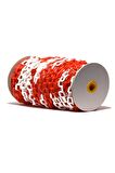 Mfk 8 Mm Plastik Zincir 5 Metre Kırmızı Beyaz Renk