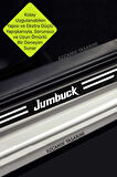 Proton Jumbuck Karbon Kapı ve Bagaj Eşiği Koruma Seti Çizilmelere Karşı Dayanıklı Sticker Folyo Jumbuck Yazılı