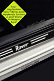 Rover Tasarımlı Karbon Kapı ve Bagaj Eşiği Koruma Seti Çizilmelere Karşı Dayanıklı Sticker Folyo Rover Yazılı