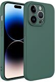 Apple iPhone 14 Pro Max Kılıf Lansman Tasarım İç Yüzeyi Kadife Silikon