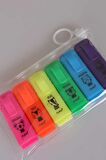 PIANO MINI FOSFORLU KALEM 6'LI SET NEON RENKLER