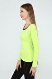 DRR Moda Yaka Dantelli Büzgülü Reglan Kol Bluz