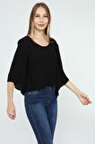 DRR Moda Sırt Dekolteli Yetim Kol Bluz