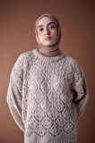 modakaşmir bambu şal soft sütlü kahve
