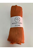 modakaşmir bambu şal soft turuncu