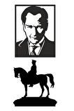 Atatürk Duvar Tablosu 2 ADET Mustafa Kemal Atatürk Duvar Tablosu