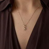 Lorein Circle Taşlı Kolye