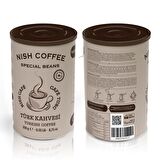 Nish Kahve Hünkar Sade Öğütülmüş Türk Kahvesi Teneke Kutu 2x250 gr 