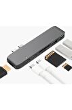 Type C 7 in1 Macbook Uyumlu 4K Hdmi-Kart Okuyucu- 100w Type c