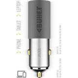 Powerway Bullet 100W Araç Çakmaklık Şarj Cihazı Type-C ve USB Çıkışlı Profesyonel Turbo Hızlı Araç Şarj