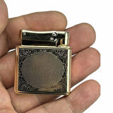 Retro Benzinli Çakmak Muhtar Çakmağı Altın