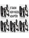 Nem Nozulu Kuluçka Makinesi Tek Led (Adaptör Dahil) 5 Takım