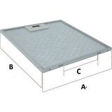 Bosch-Beko-Arçelik-Siemens-Vestel Aspiratör Yağ Filtresi 2 Adet Tırnaksız 25X30 cm