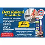 KALİTE Süper Seri Hızlı Kuruyan Suya Dayanıklı Derz Kalemi Beyaz