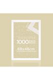 Puzzle Ve Yapboz Çerçevesi 1000 Parça Için 68cmx48cm Ebatında Beyaz