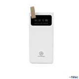 Global YK89 50000mAh 2xUsbA + Type-C + Micro Çıkışlı Led Göstergeli Powerbank Beyaz WNE0277