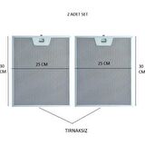 Bosch DKE 615A Davlumbaz Tel Filtre Seti (2li)
