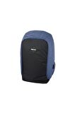 Packz Safe Lacivert Okul Çantası Kamp Çantası Laptop Çantası Su Geçirmez Çanta