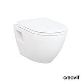 CREAVİT TP325 ASMA KLOZET + YENİ SLİM YAVAŞ KAPANIR KAPAK KC5000-ORJİNAL