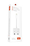 Powerway Lightning To 3.5 mm Kulaklık Çevirici Ve Lightning Iphone Şarj Dönüştürücü