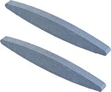 2 Adet Bileme Taşı 150 Grit Oval Bileme Taşı Bıçak Bileme Bıçak Bileyici Taş Bileğ Taşı
