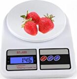 Dijital Hassas Terazi 10 kg Kapasiteli Digital Mutfak Terazi Tartısı LCD Ekranlı