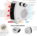 Raks Pf 20 Lotus Beyaz Elektrikli Fanlı Isıtıcı