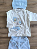 Babycan Laura Baby 3 Lü Bebek Zıbın Takımı 
