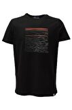 Erkek T-Shirt %100 Pamuk Bisiklet Yaka Baskılı Kısa Kollu Tişört
