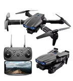 E99 Katlanabilir Drone, Profesyonel HD Kamera, Wifi, FPV Fotoğraf Quadcopter Selfie Drone