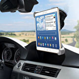 Vakumlu Vantuzlu Tablet Tutucu 360 Derece Dönebilen Araç İçi Tablet Tutucu