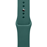Global 42-49mm Yeni Nesil Apple Uyumlu Akıllı Saat Kordonu Silikon Yeşil WNE0348