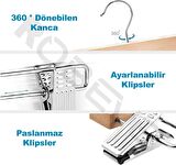 5 Adet Mandallı Etek Askısı Tutmalı Ahşap Askı Elbise Askısı 1. Kalite Ahşap Pantolon Askı Etek Askı