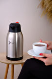 Penguen çelik çay termosu - su termosu 2,5 lt.
