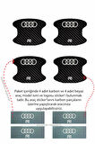Audi A1 Karbon Desenli Kapı İçi Çizik Önleyici ve Şık Görünüm Folyo Koruma Takımı A1 Yazılı