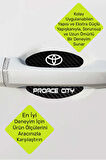 Toyota Proace City İçin Özel Tasarım Karbon Kaplama Kapı İçi Çizik Önleyici Şık Folyo Seti Proace City Yazılı