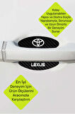 Toyota Lexus Karbon Desenli Kapı İçi Çizik Önleyici ve Şık Görünüm Folyo Koruma Takımı Lexus Yazılı